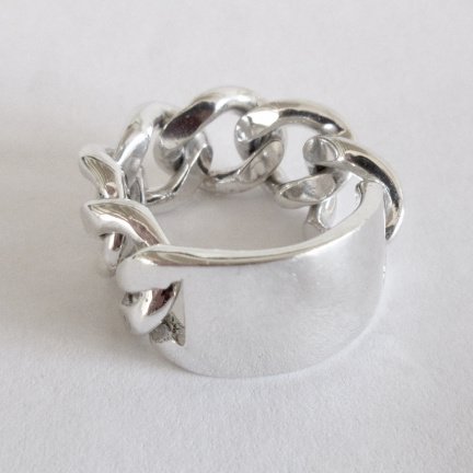 NIEUW Zilveren RING graveerplaat, 2 maten verkrijgbaar, INCLUSIEF VERZENDEN. - nr. 1