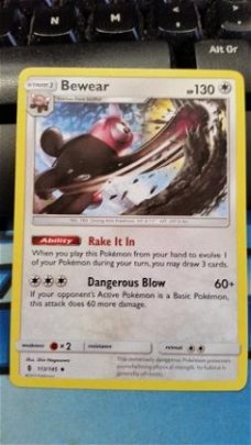 Bewear  113/145 Uncommon SM Guardians Rising