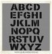 Sjabloon blokletters groot alfabet 43x56cm A2 sjablonen - 1 - Thumbnail