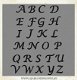 Sjabloon blokletters groot alfabet 43x56cm A2 sjablonen - 2 - Thumbnail