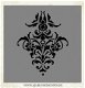 Sjabloon ornament Franse lelie | 20.5x14.5cm sjablonen kopen - 2 - Thumbnail
