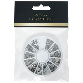 Carrousel nagel studs ZILVER - 1