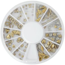 Carrousel nagel studs GOUD