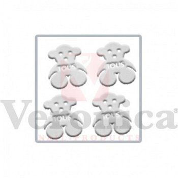 BEERTJES zilver nail art inlay - 1