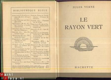 JLES VERNE**LE RAYON VERT**HACHETTE**1934** - 2