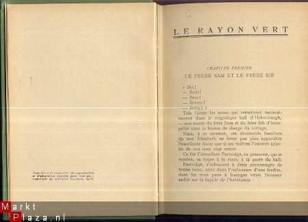 JLES VERNE**LE RAYON VERT**HACHETTE**1934** - 3