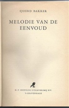 SJOERD BAKKER**MELODIE VAN DE EENVOUD**GROENE TEXTUUR**LEOPO - 2