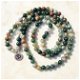 Agaat mala ketting of armband met Ohm bedel - 2 - Thumbnail