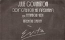 Julie Covington - Don't Cry For Me Argenina - vinylsingle met Fotohoes - 1 - Thumbnail