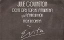 Julie Covington - Don't Cry For Me Argenina - vinylsingle met Fotohoes - 1 - Thumbnail