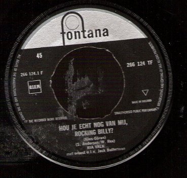 Ria Valk - (Hou Je Echt Nog Van Mij) Rocking Billy -vinylsingle Nederlands - 1