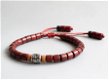 Tibetaans Boeddhistische Rozenhout armband met Mantra - 1 - Thumbnail