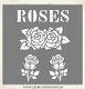 Sjabloon tekst roses en rozen 29x21cm A4 sjablonen kopen - 1 - Thumbnail