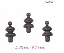 === 3 Kloktolletjes = noten = gebruikt === 34419