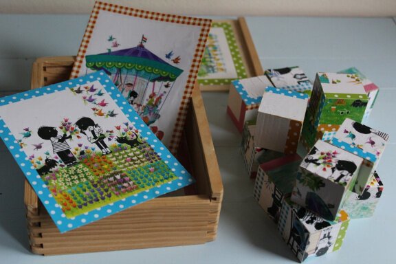 Jip en Janneke blokpuzzels - 2 stuks - Afbeelding 2