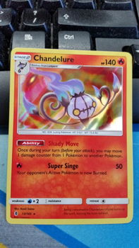 Chandelure 13/145 Holo SM Guardians Rising - 1