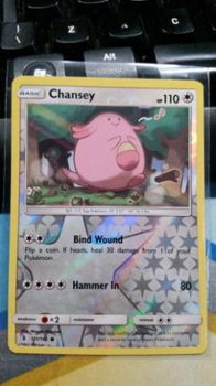 Chansey 101/145 common (reverse) SM Guardians Rising - 1