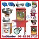 Mooie decoratieve POPCORNMACHINE ONDERWAGENS - 1 - Thumbnail