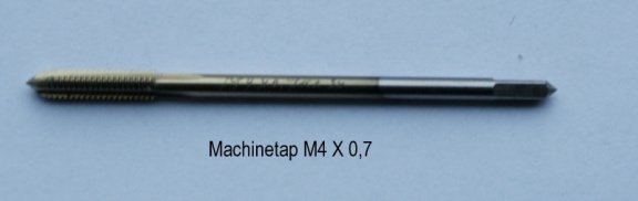 Metrische machine tappen en snijplaten. - Afbeelding 2