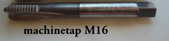 Metrische machine tappen en snijplaten. - Afbeelding 3