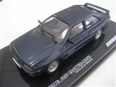 1:43 Vitesse 20778 Audi Quattro Coupe Helios Blue metallic 1v678st.