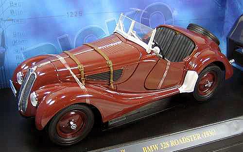 1:18 Ricko BMW 328 roadster 1936 bruin - 1