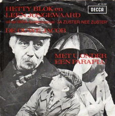 Hetty Blok En Leen Jongewaard ‎:  De Ouwe Jacob  (1967)