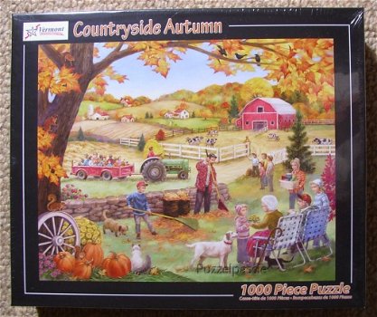 Vermont - Countryside Autumn - 1000 Stukjes Nieuw - 2