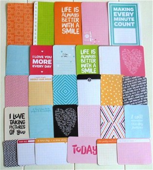 NIEUW PROJECT LIFE Journal Cards Kiwi Collection Set 1.2 - 2