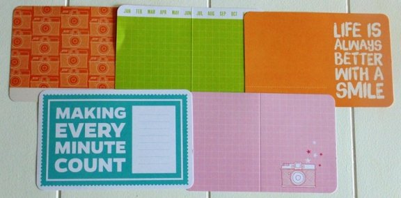 NIEUW PROJECT LIFE Journal Cards Kiwi Collection Set 1.2 - 3