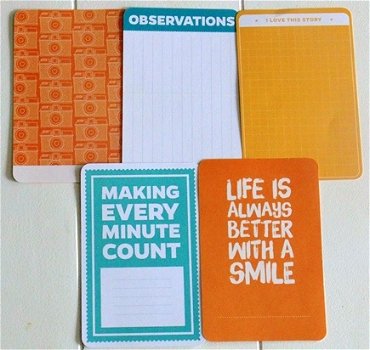 NIEUW PROJECT LIFE Journal Cards Kiwi Collection Set 1.2 - 4