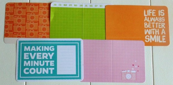 NIEUW PROJECT LIFE Journal Cards Kiwi Collection Set 1.2. - 3