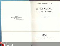 JOHANNES MARIO SIMMEL*DE STOF WAARVAN DROMEN ZIJN*AD. M STOK