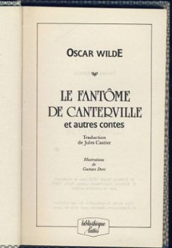 OSCAR WILDE**LE FANTOME DE CANTERVILLE**BIBLIOTHEQUE LATTES - 4