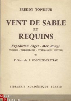 FREDDY TONDEUR**VENT DE SABLE ET REQUINS**ALGER MER-ROUGE - 1