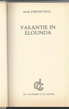 JAAK STERVELYNCK**VAKANTIE IN ELOUNDA**HARDCOVER+DUSTJACKET* - 6