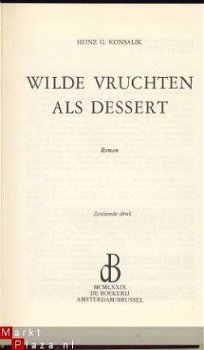 HEINZ. G. KONSALIK**WILDE VRUCHTEN ALS DESSERT**DE BOEKERIJ - 2