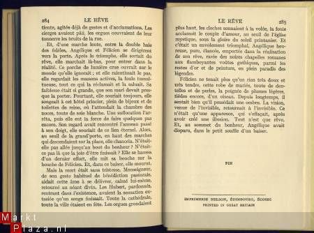 EMILE ZOLA**LE REVE**NELSON**1935** - 5