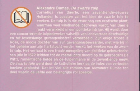 ALEXANDRE DUMAS**DE ZWARTE TULP**MORGEN**DE VERBODEN BOEKEN - 3