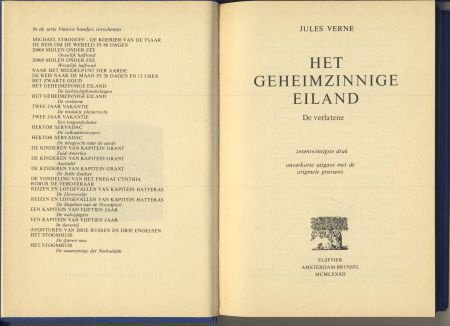 JULES VERNE**HET GEHEIMZINNIG EILAND**DE VERLATENE**1982** - 2