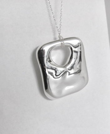 NIEUW Zilveren COLLIER+HANGER, INCLUSIEF VERZENDEN! - Afbeelding 2