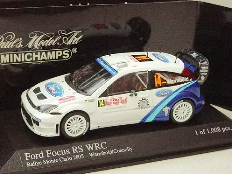1:43 Minichamps Ford Focus RS WRC #14 Rallye Monte Carlo 2005 - 1