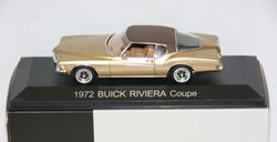 1:43 Premium X Buick Riviera coupe 1972 goudbruin