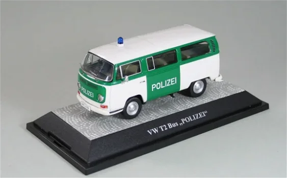 1:43 Premium Classixx VolksWagen VW Bus T2b politie - 1
