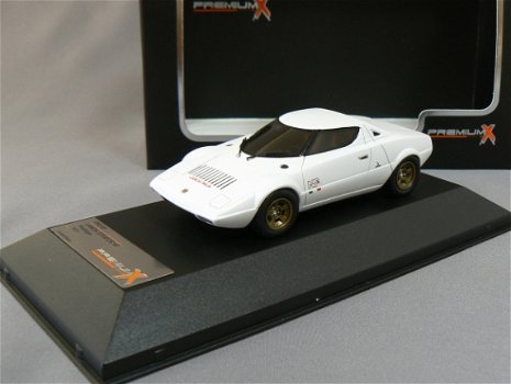 1:43 Premium X Lancia Stratos HF Prototype wit 1971 - 1