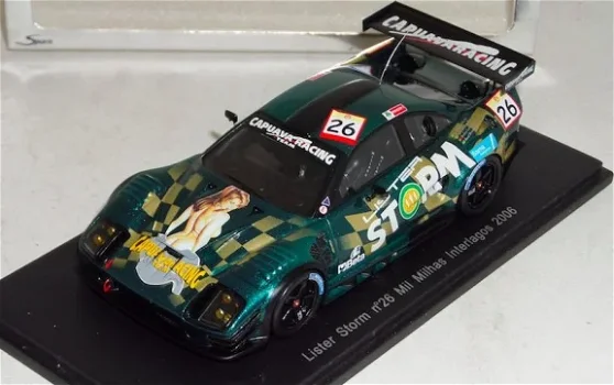 1:43 Spark S0637 Lister Storm Interlagos 2006 Capuava Racing #26 - 1