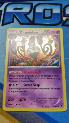 Chandelure holo 43/119 XY Phantom Forces - nr. 1