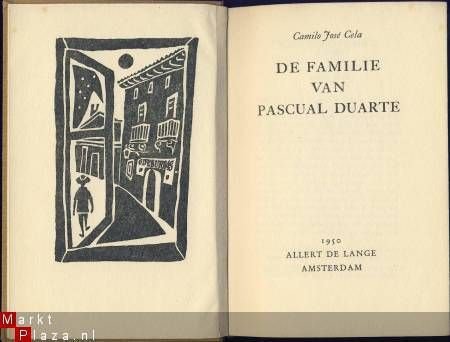 CAMILO JOSE CELA**DE FAMILIE VAN PASCUAL DUARTE**ALLERT DE L - 1