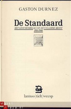 GASTON DURNEZ**DE STANDAARD**LEVENSVERHAAL VLAAMSE KRANT** - 4