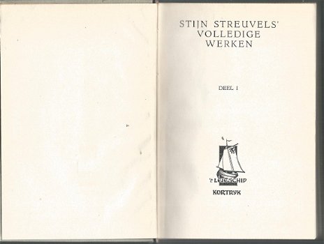 STIJN STREUVELS**VOLLEDIGE WERKEN**1.LENTELEVEN.ZOMERLAND.3.ZONNETIJ.***TEXTUUR LINNEN**LEIESCHI - 3